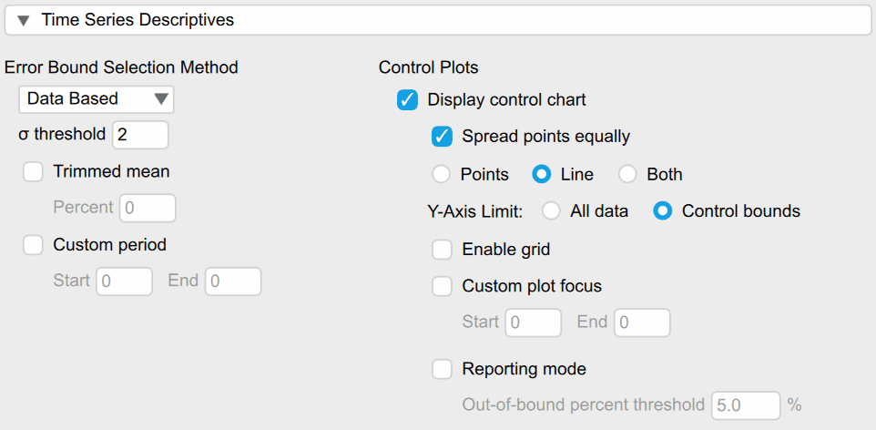 Figure 3: Manually selecting custom control bounds